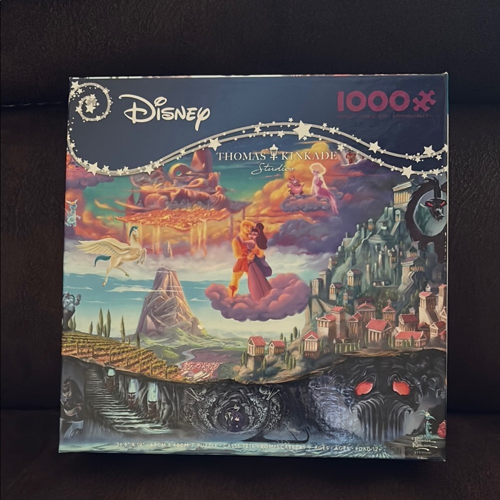 Disney Thomas Kinkade Hercules 1000 Piece Puzzle NIB